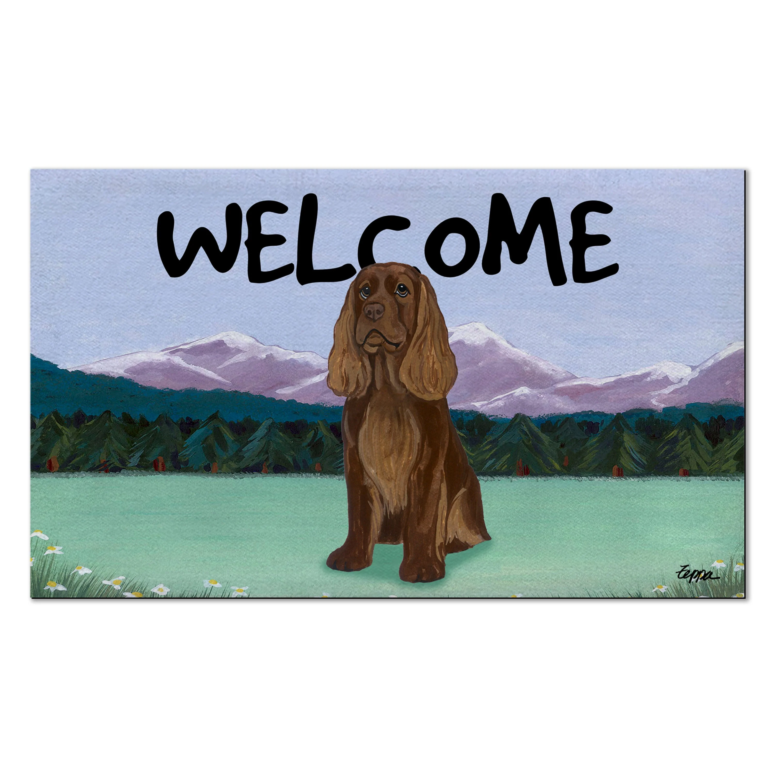 Sussex Spaniel Welcome Mat - Image 3