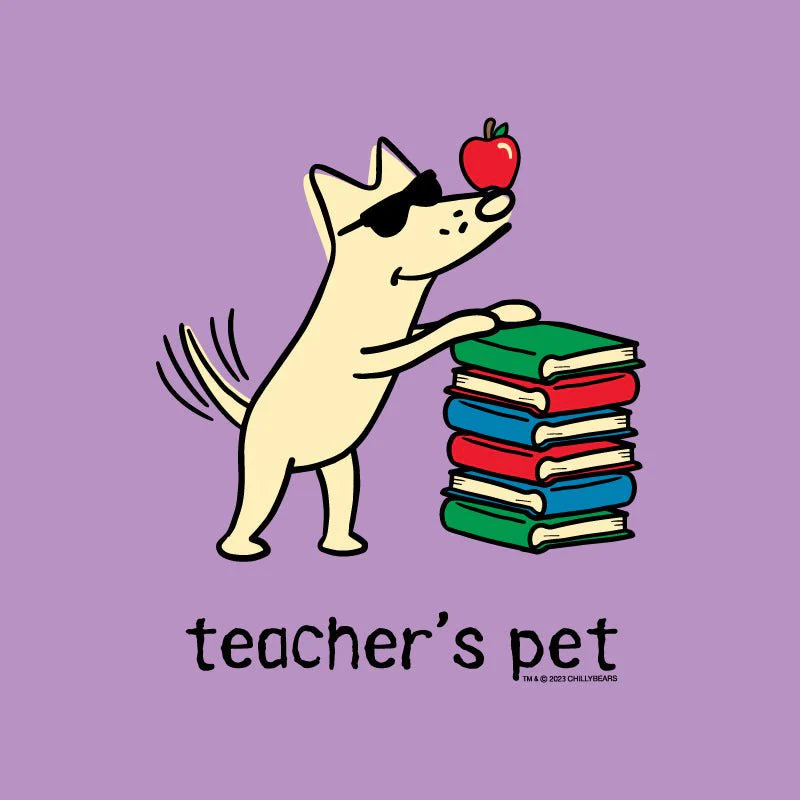 Teacher's Pet - Ladies T-Shirt V-Neck - Image 2