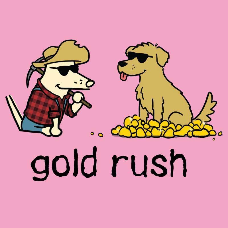 Teddy's Gold Rush   - Ladies T-Shirt V-Neck - Image 2