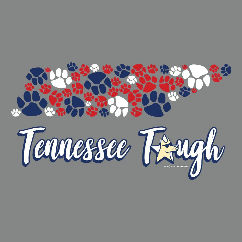 Tennessee Tough - Ladies Curvy V-Neck Tee - Image 2