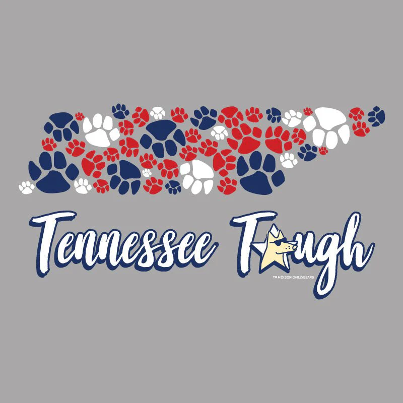 Tennessee Tough - Ladies T-Shirt V-Neck - Image 2