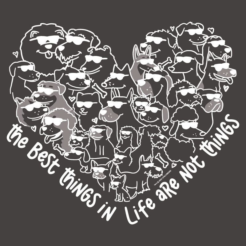 The Best Things In Life - Ladies Curvy V-Neck Tee - Image 2