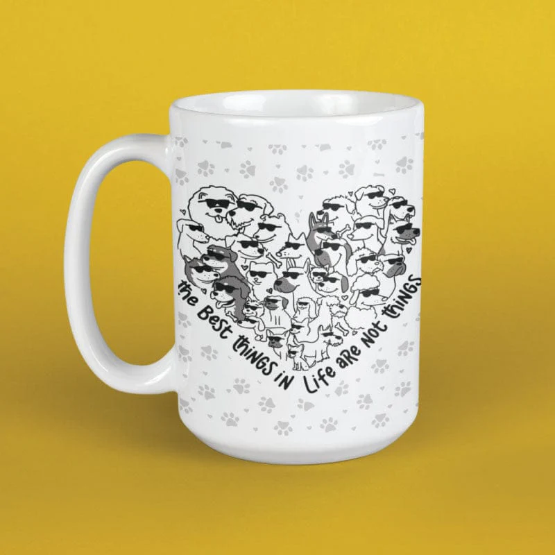 The Best Things In Life - Large Coffee Mug