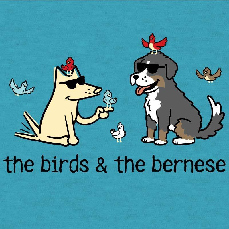 The Birds & The Bernese  - Lightweight Tee - Image 2