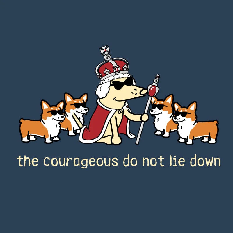 The Courageous Do Not Lie Down - Ladies Plus V-Neck Tee - Image 2