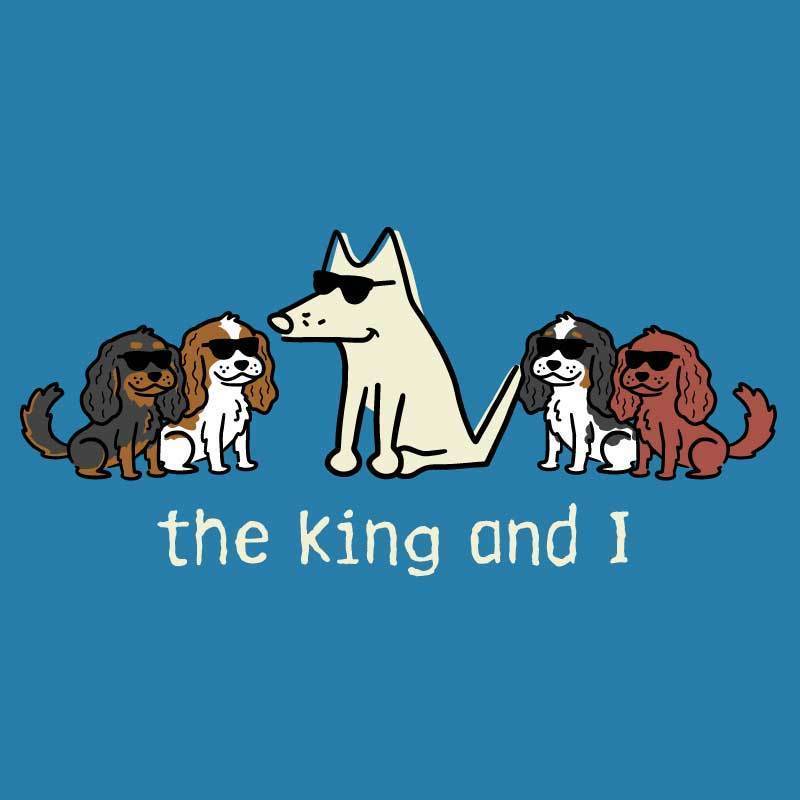 The King and I - Ladies T-Shirt V-Neck - Image 2
