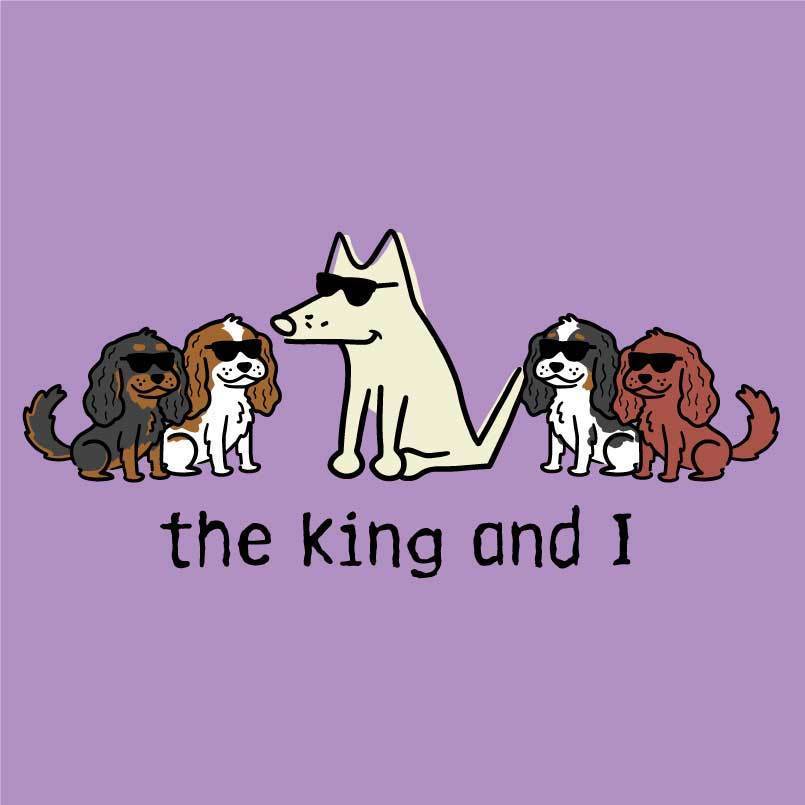 The King and I - Ladies T-Shirt V-Neck - Image 5