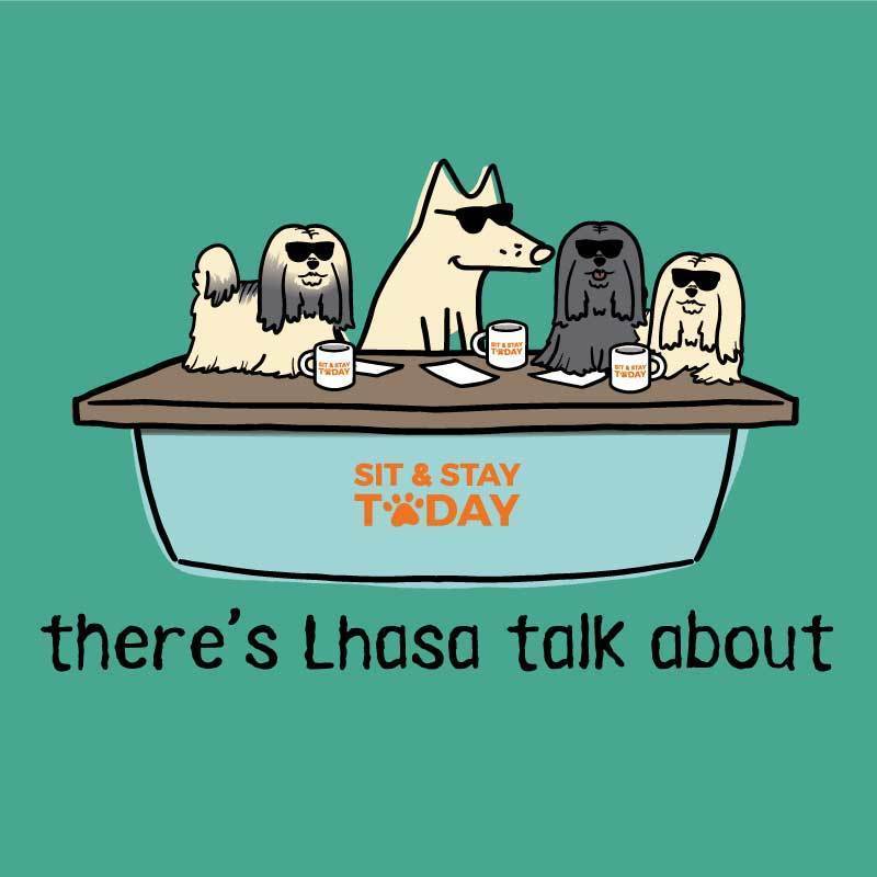 There's Lhasa Talk About- Classic Long-Sleeve Shirt - Image 2