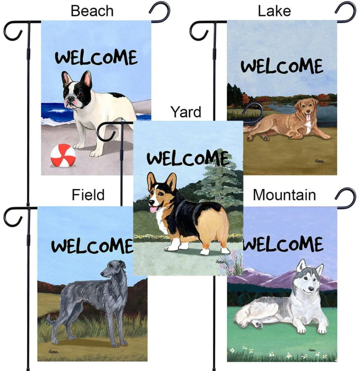 Ibizan Hound Garden Flag - Image 2