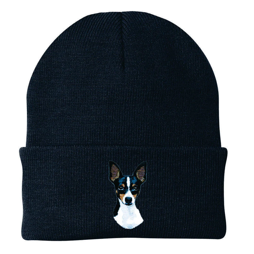 Toy Fox Terrier Embroidered Beanie - Image 5