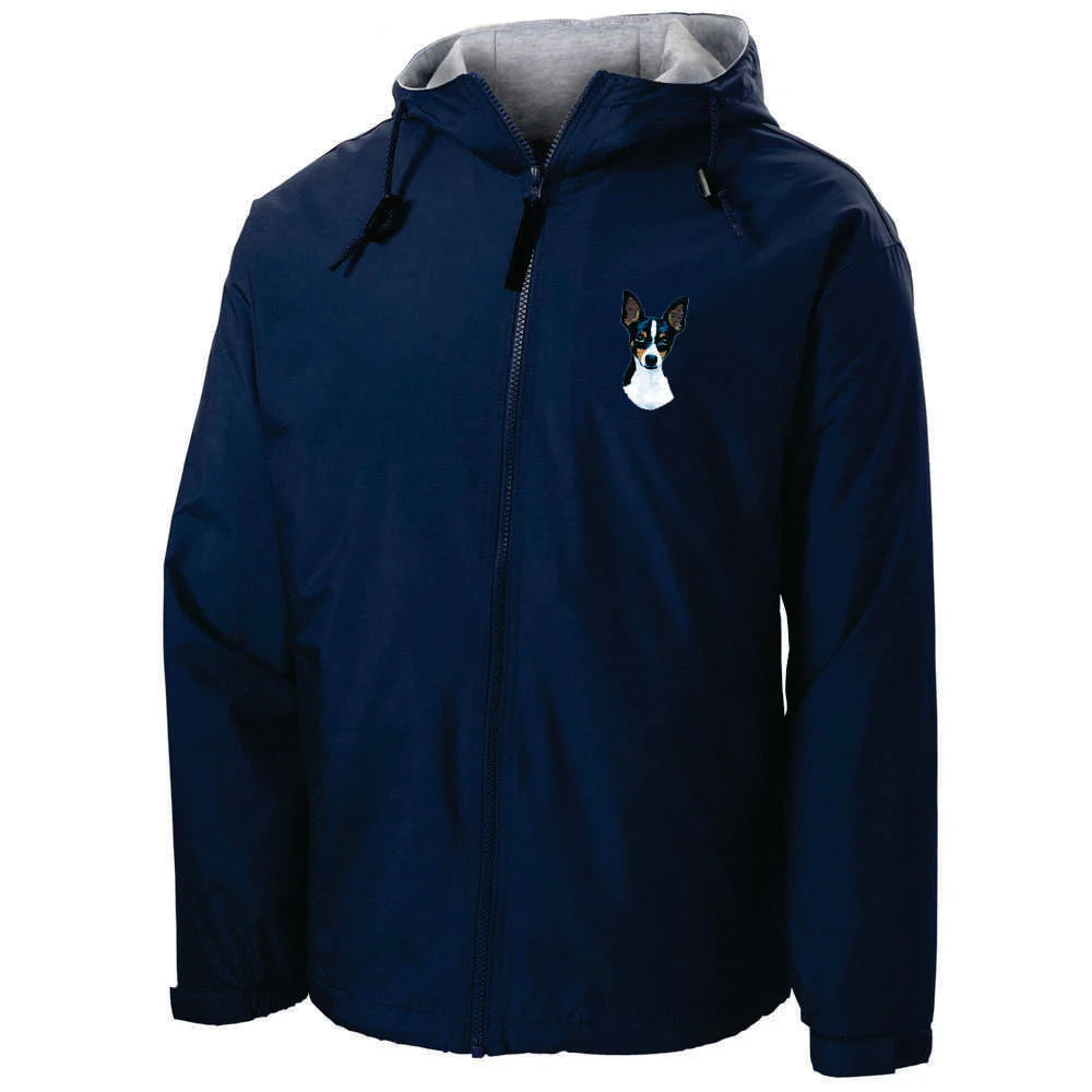 Toy Fox Terrier Embroidered Hooded Jacket - Image 4