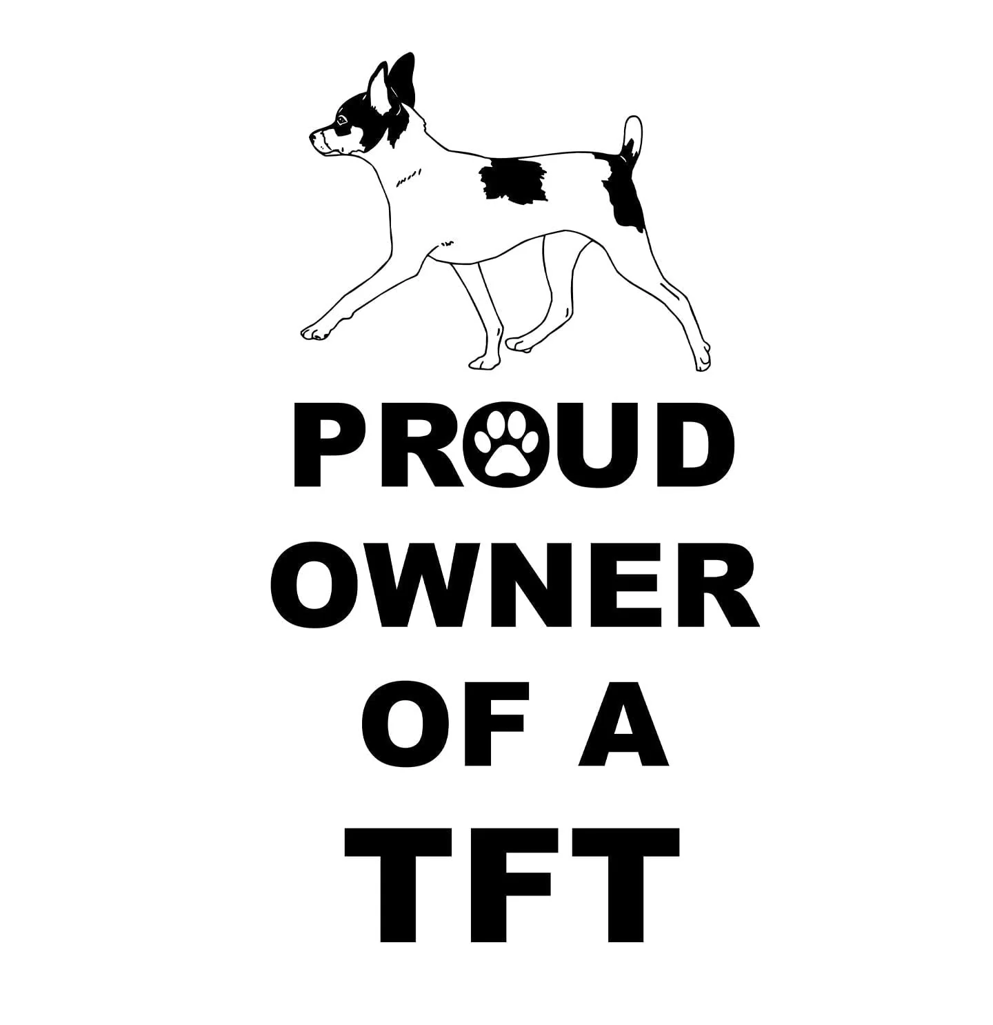 Toy Fox Terrier Proud Owner - Women's V-Neck T-Shirt - Image 2