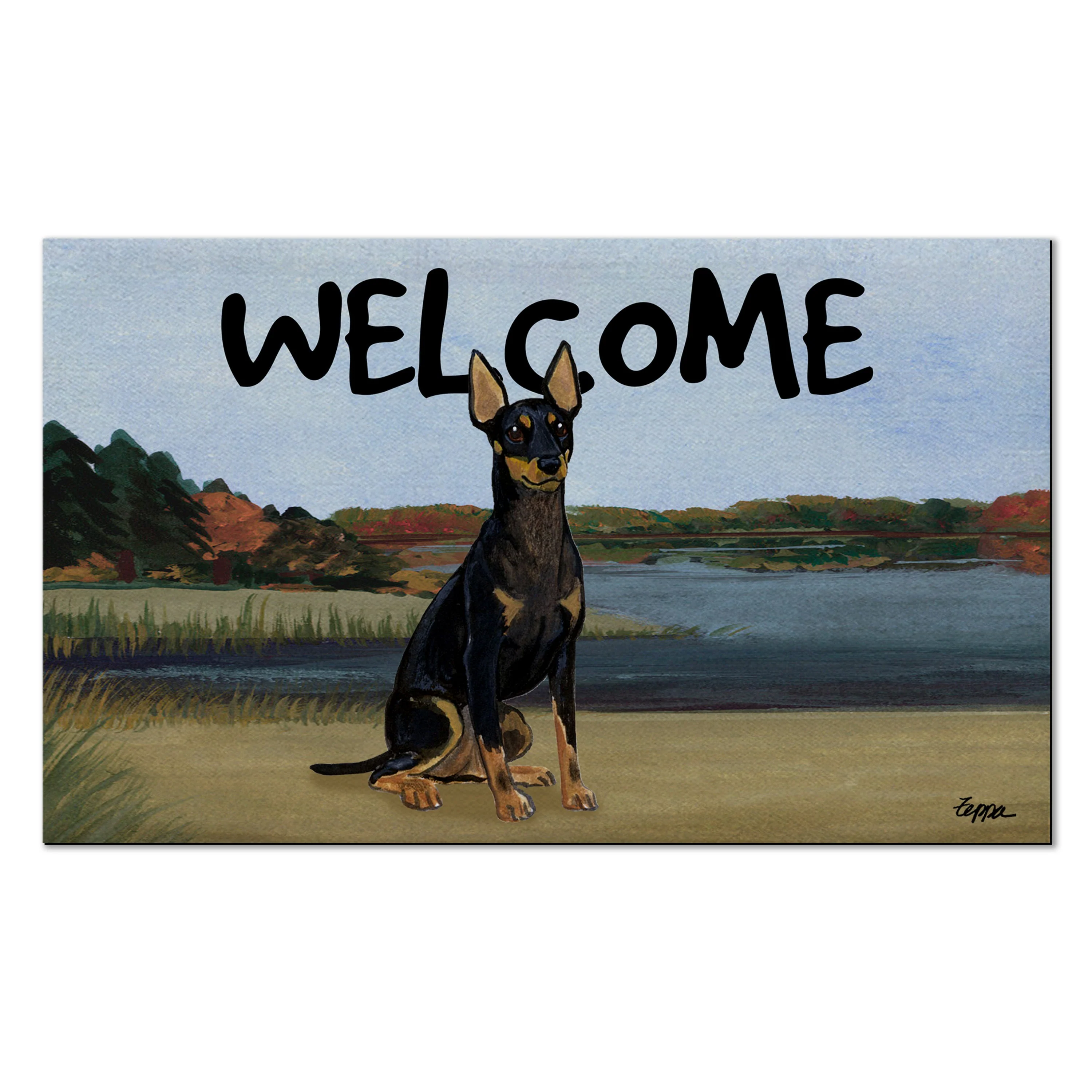 Toy Manchester Terrier Welcome Mat - Image 4