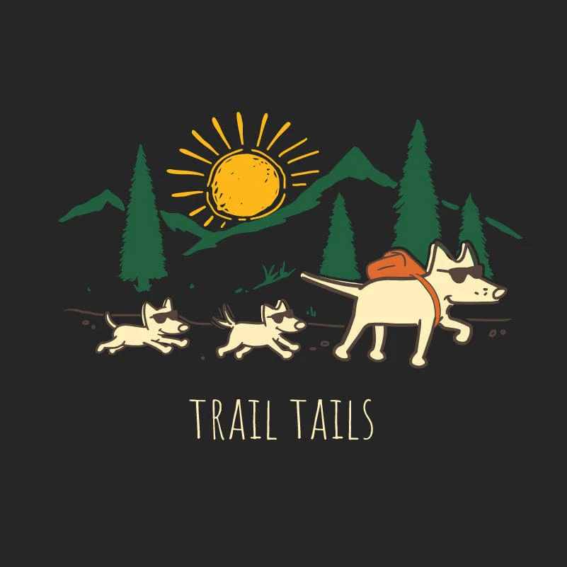 Trail Tails - Ladies T-Shirt V-Neck - Image 3