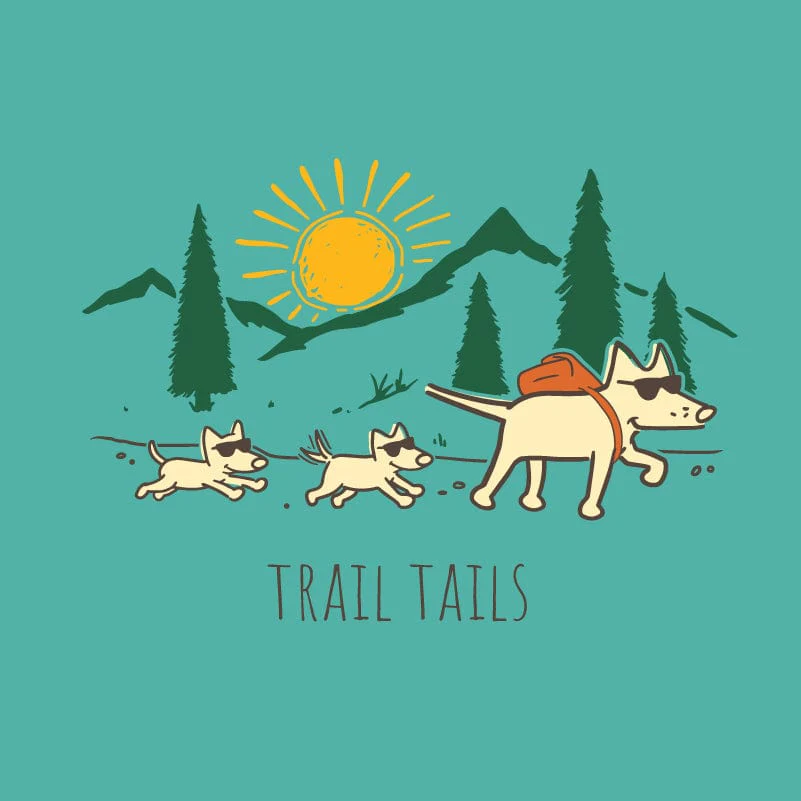 Trail Tails - Ladies T-Shirt V-Neck - Image 5