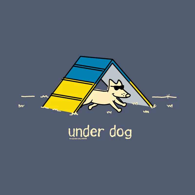 Under Dog - Ladies Curvy V-Neck Tee - Image 2