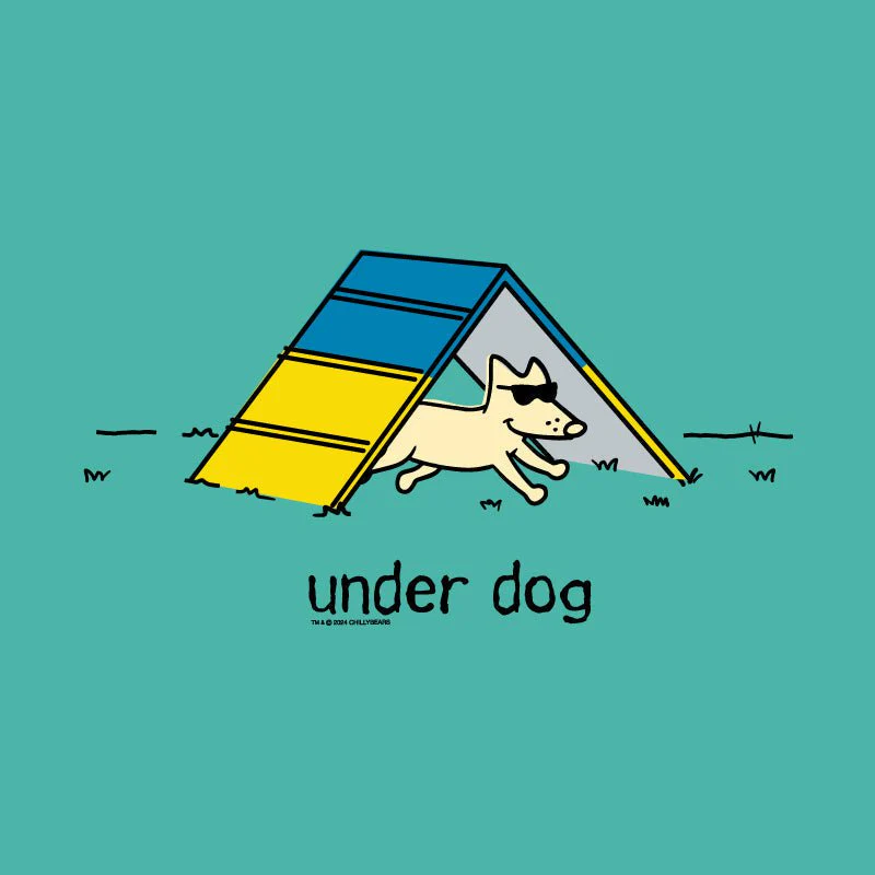 Under Dog - Ladies T-Shirt V-Neck - Image 2