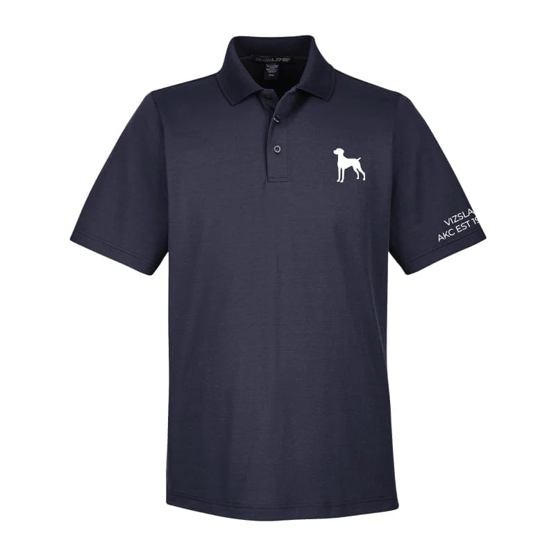 Vizsla Embroidered AKC Men's Polo - Image 7