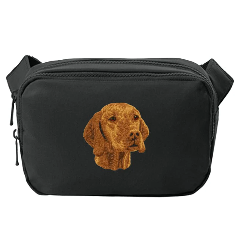 Vizsla Embroidered Crossbody Bag