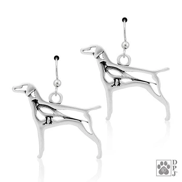 Vizsla w/Pheasant, Body, Earring