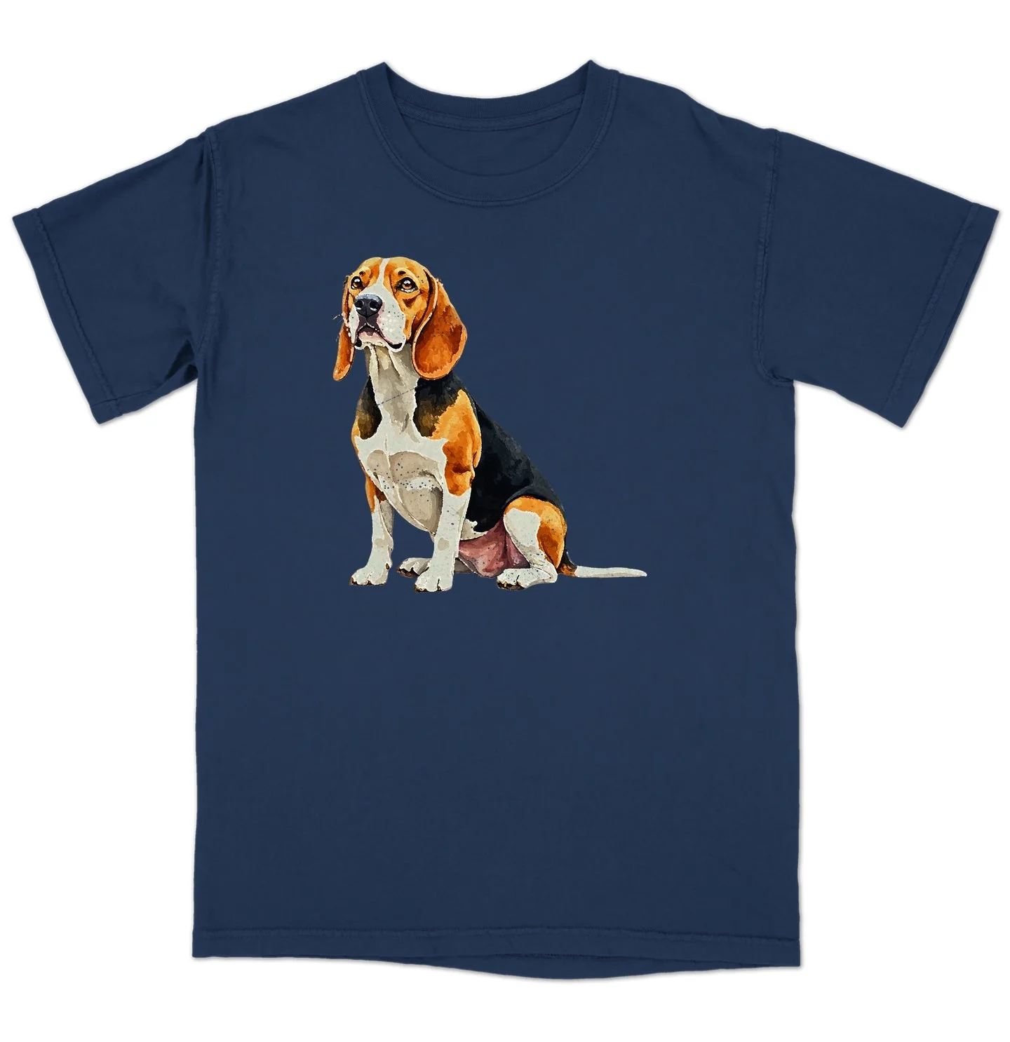 Watercolor Beagle Adult Unisex T-Shirt