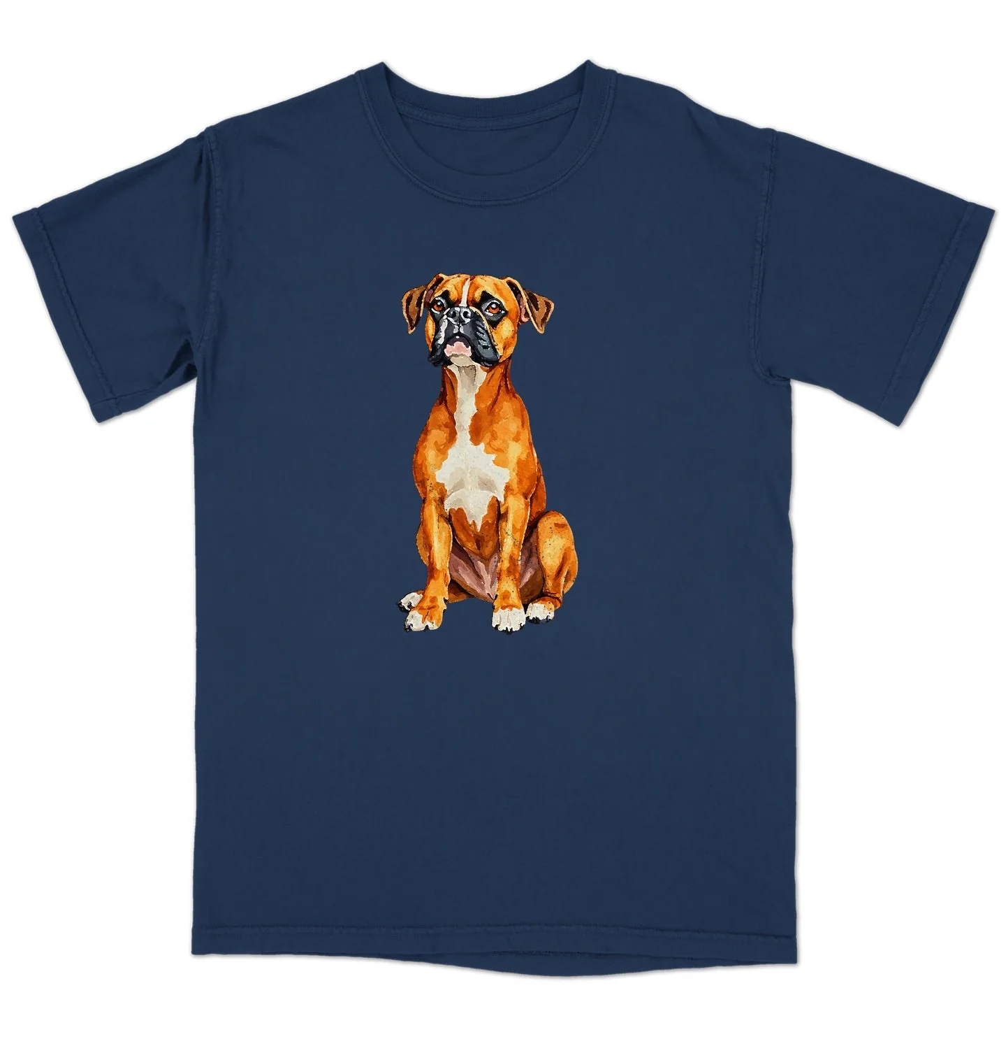 Watercolor Boxer Adult Unisex T-Shirt