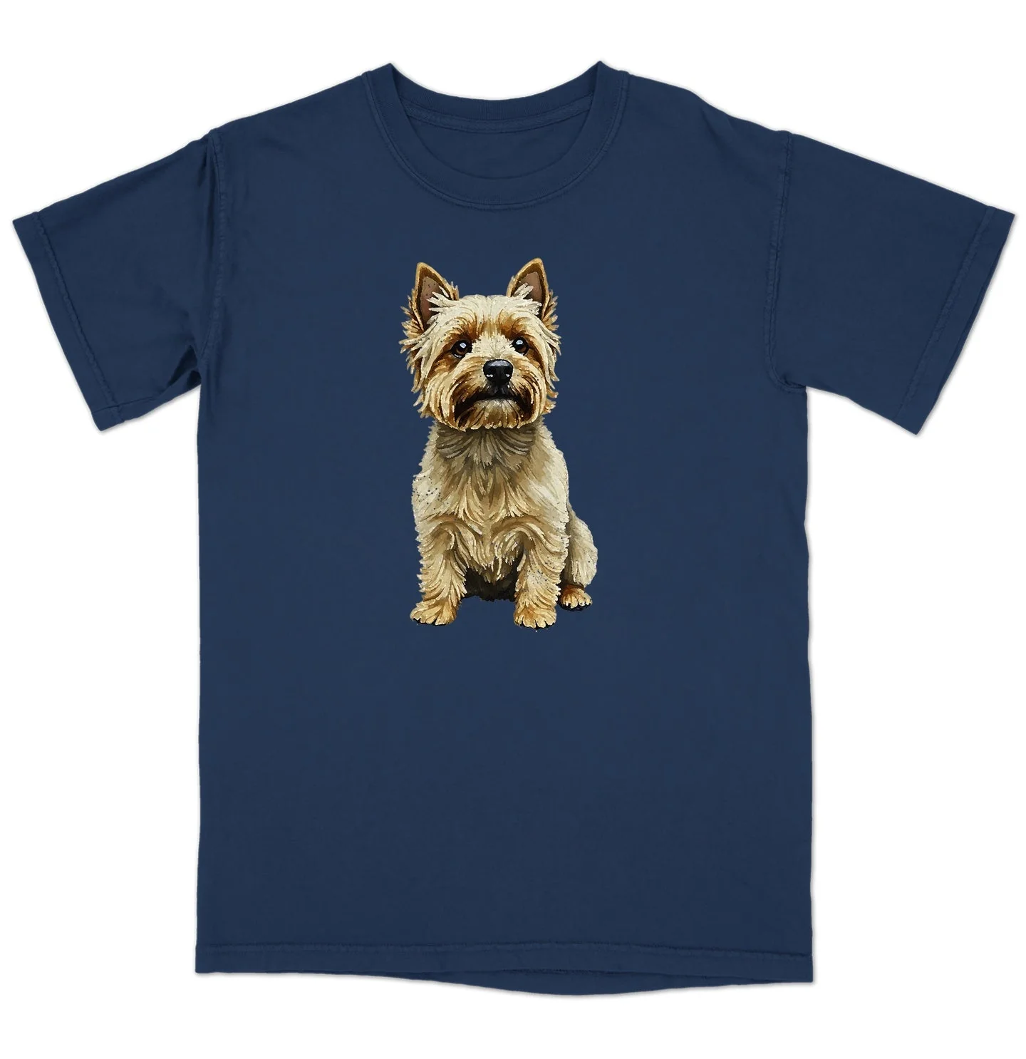 Watercolor Cairn Terrier Adult Unisex T-Shirt