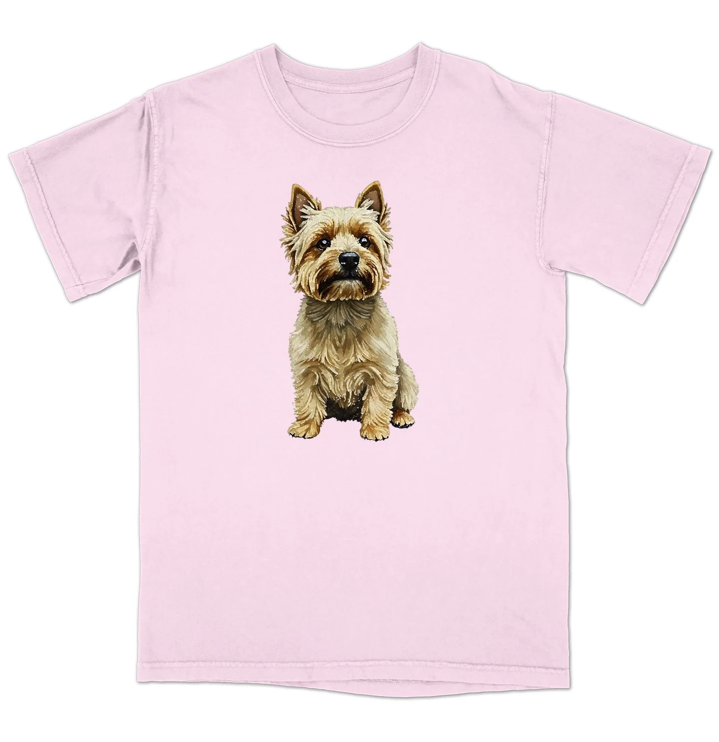 Watercolor Cairn Terrier Adult Unisex T-Shirt - Image 5