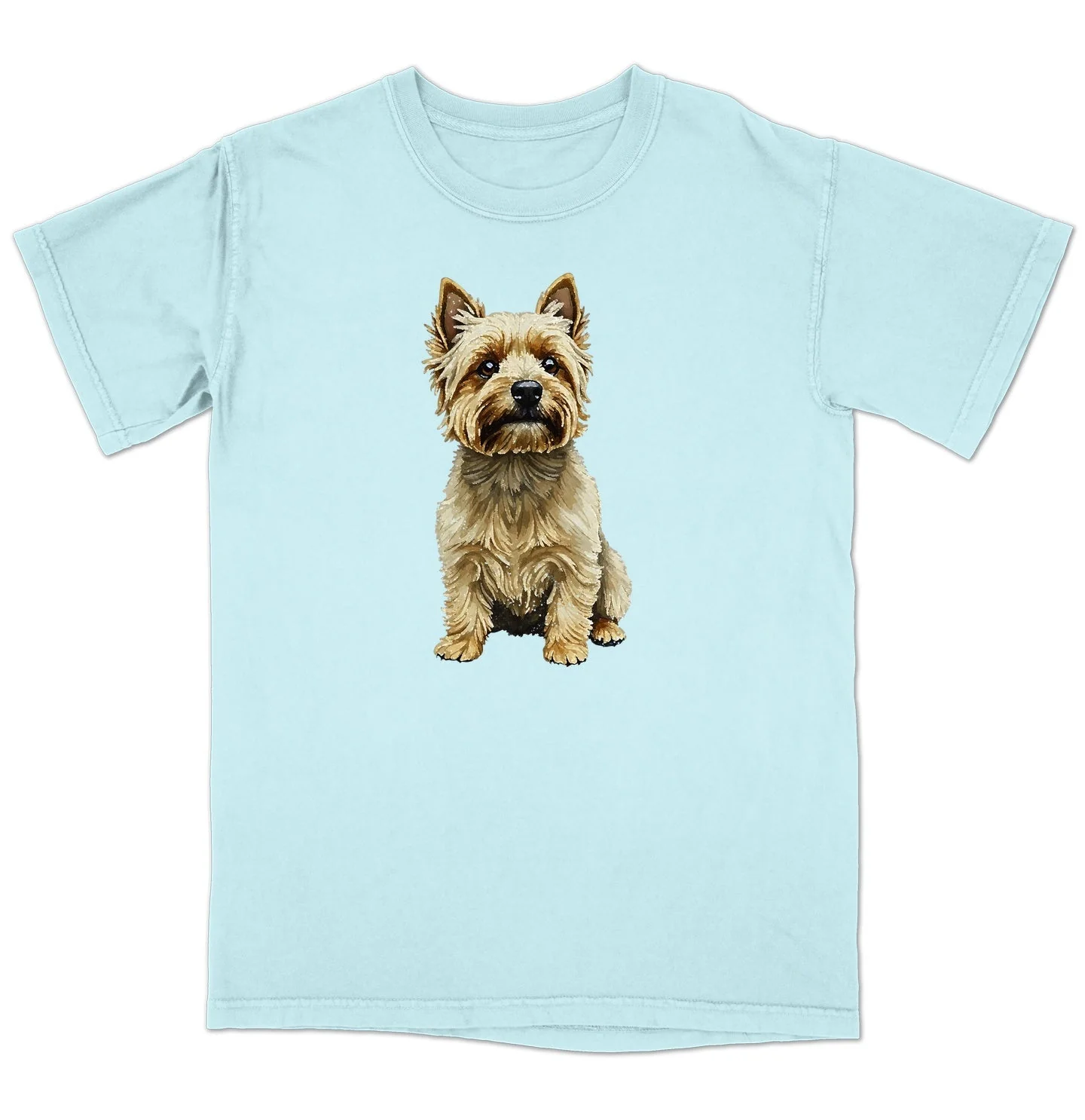 Watercolor Cairn Terrier Adult Unisex T-Shirt - Image 6