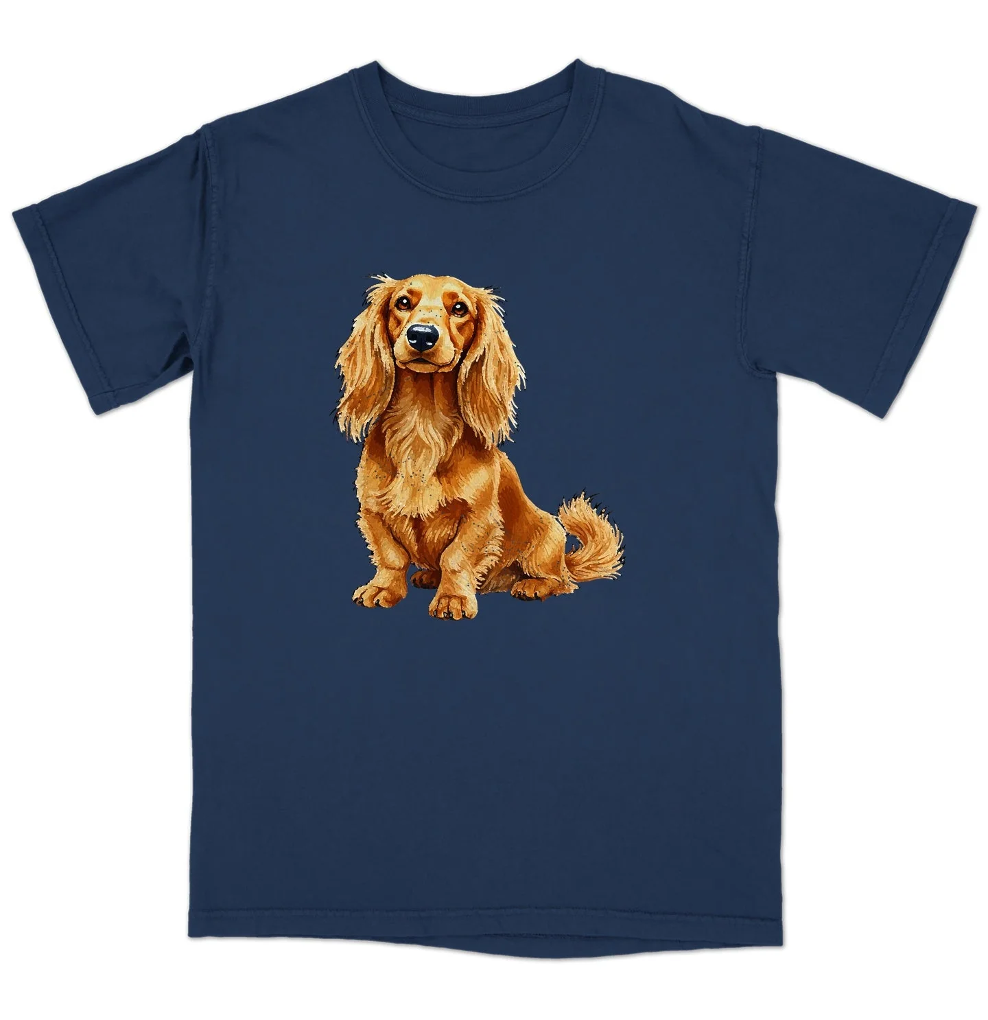 Watercolor Dachshund Adult Unisex T-Shirt