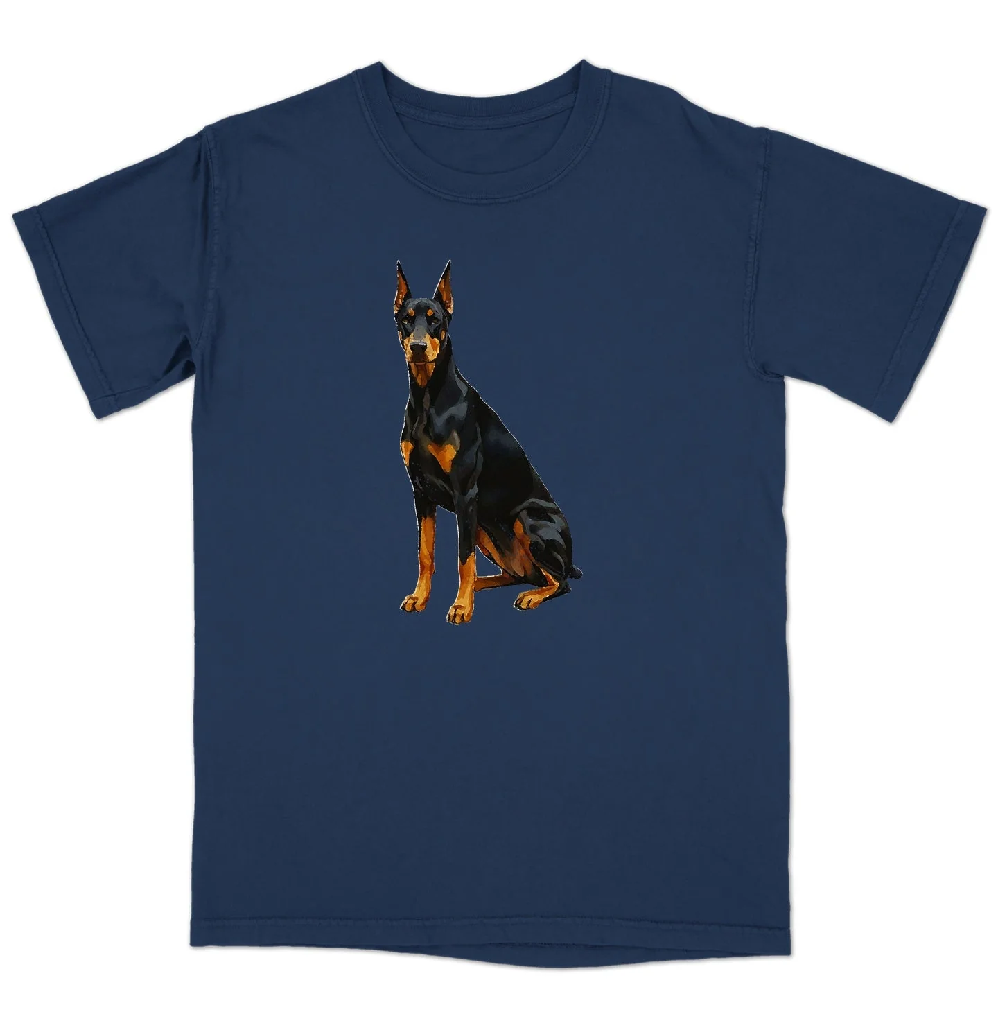 Watercolor Doberman Pinscher Adult Unisex T-Shirt