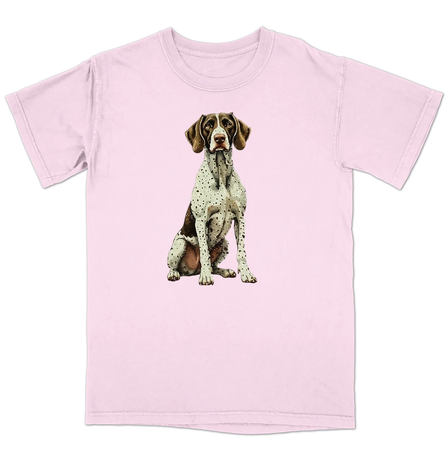 Watercolor German Shorthaired Pointer Adult Unisex T-Shirt - Image 5
