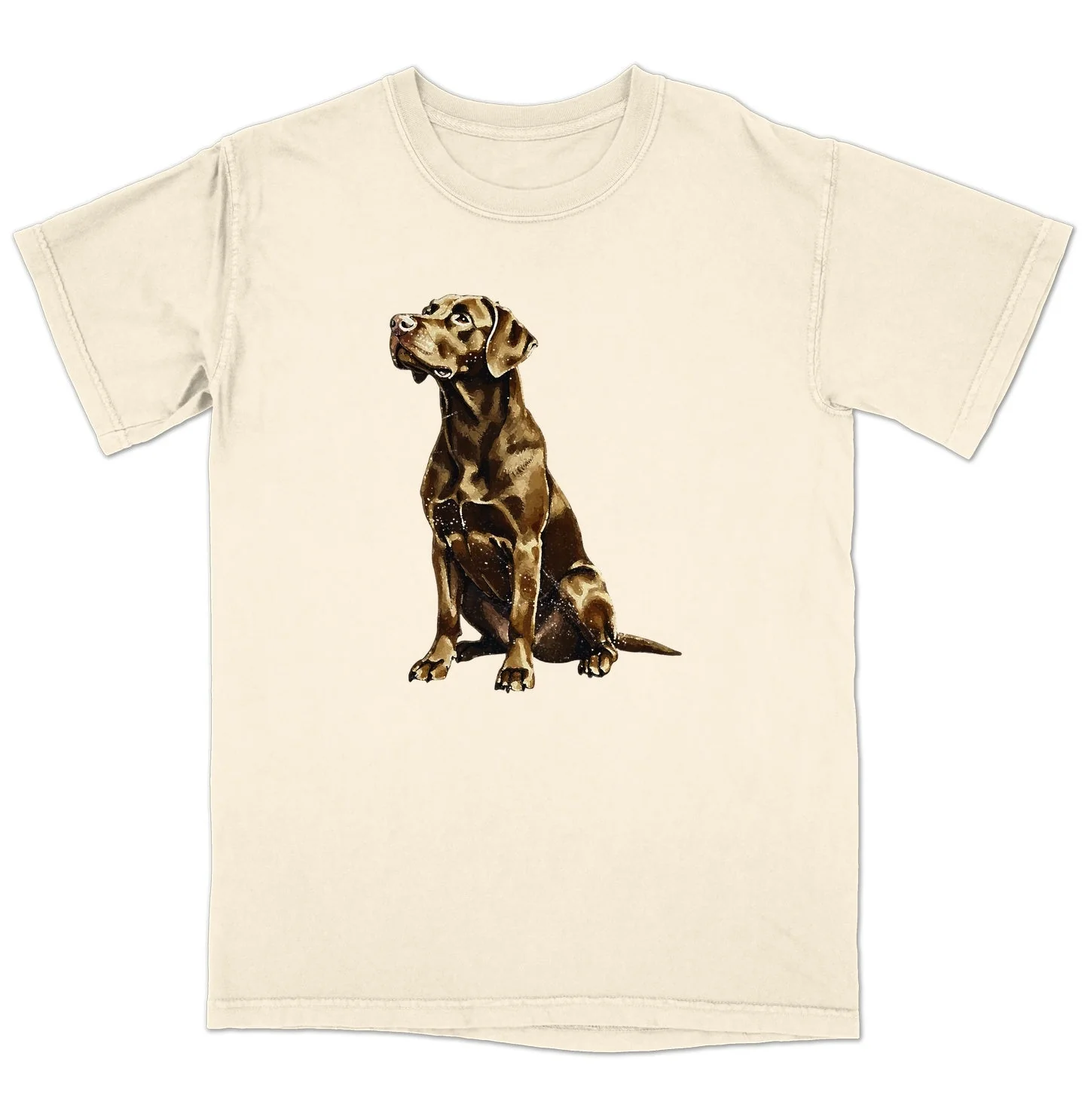 Watercolor Labrador Retriever Adult Unisex T-Shirt - Image 3