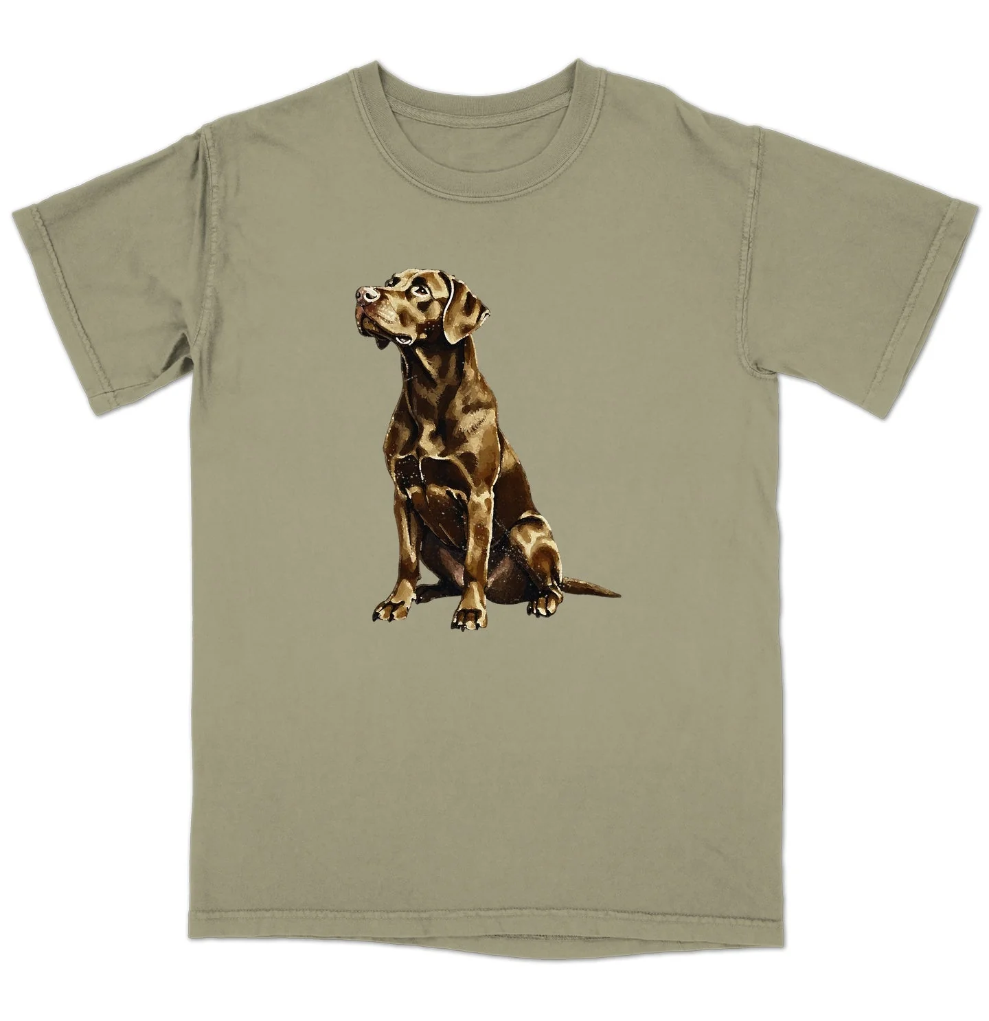Watercolor Labrador Retriever Adult Unisex T-Shirt - Image 4