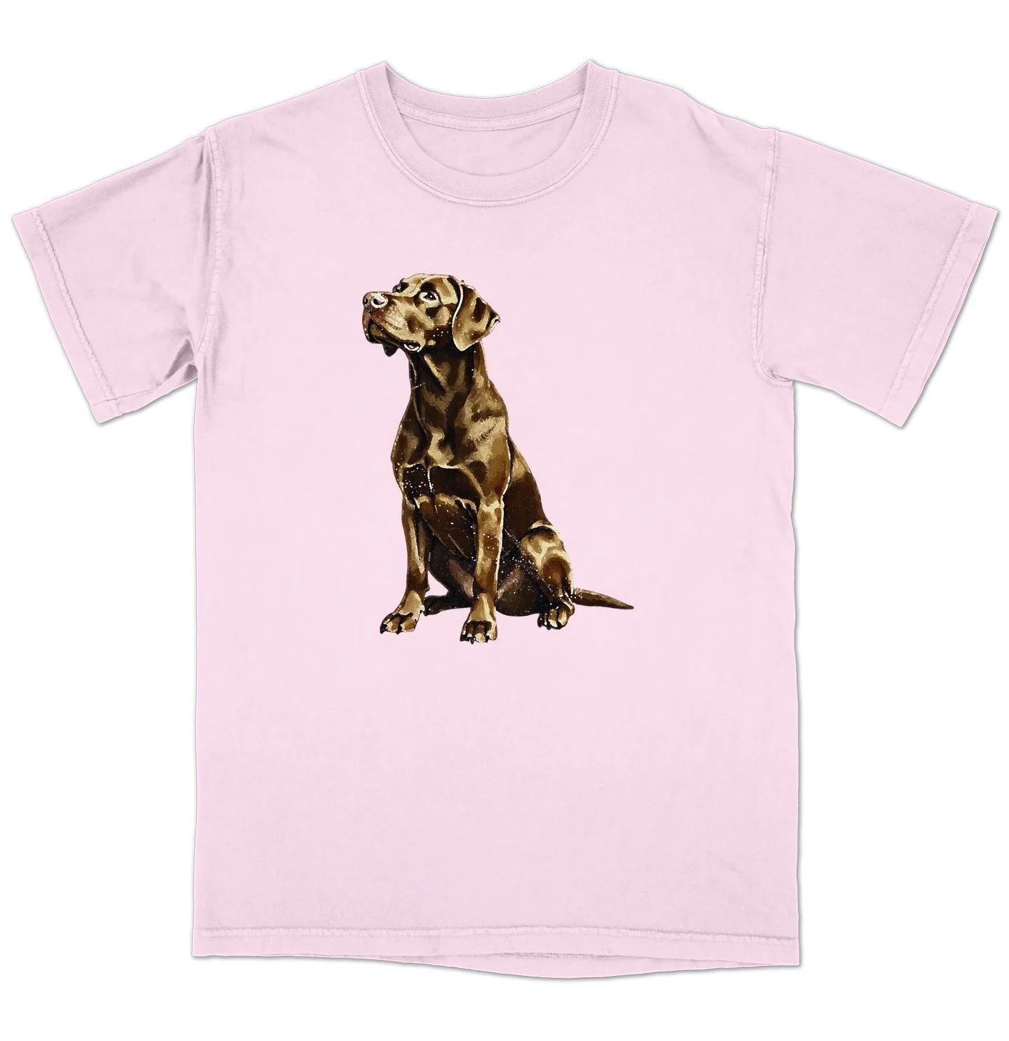 Watercolor Labrador Retriever Adult Unisex T-Shirt - Image 5