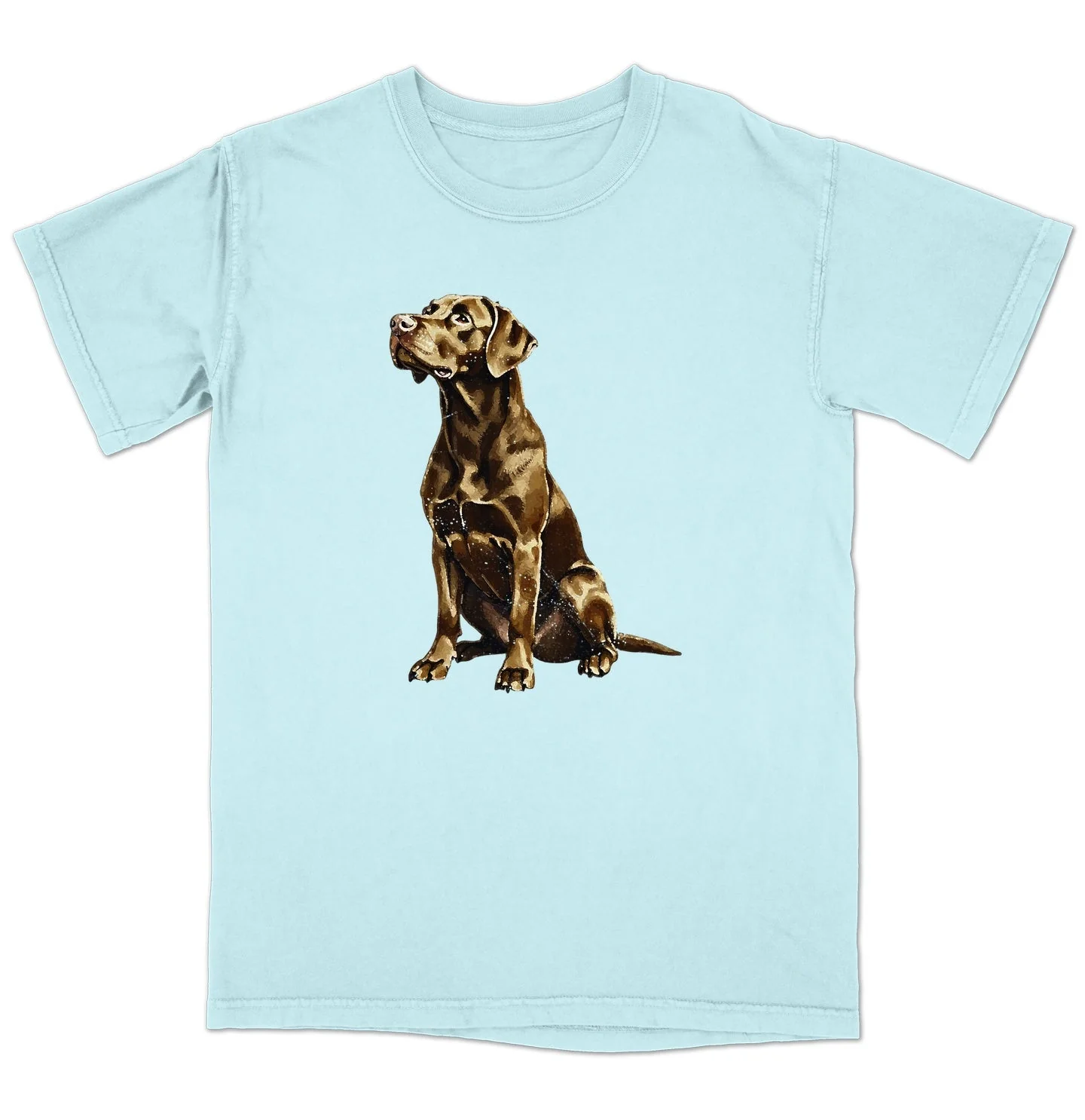 Watercolor Labrador Retriever Adult Unisex T-Shirt - Image 6