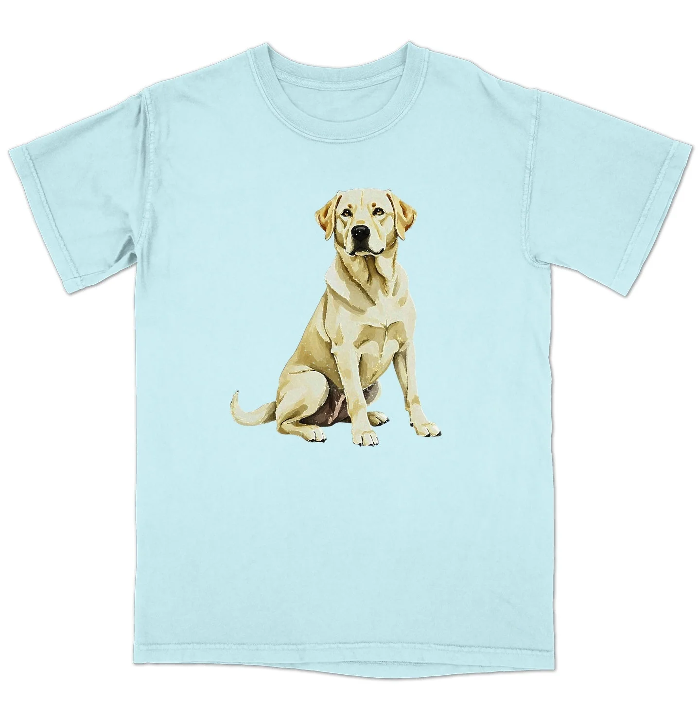 Watercolor Labrador Retriever Adult  Unisex T-Shirt - Image 6