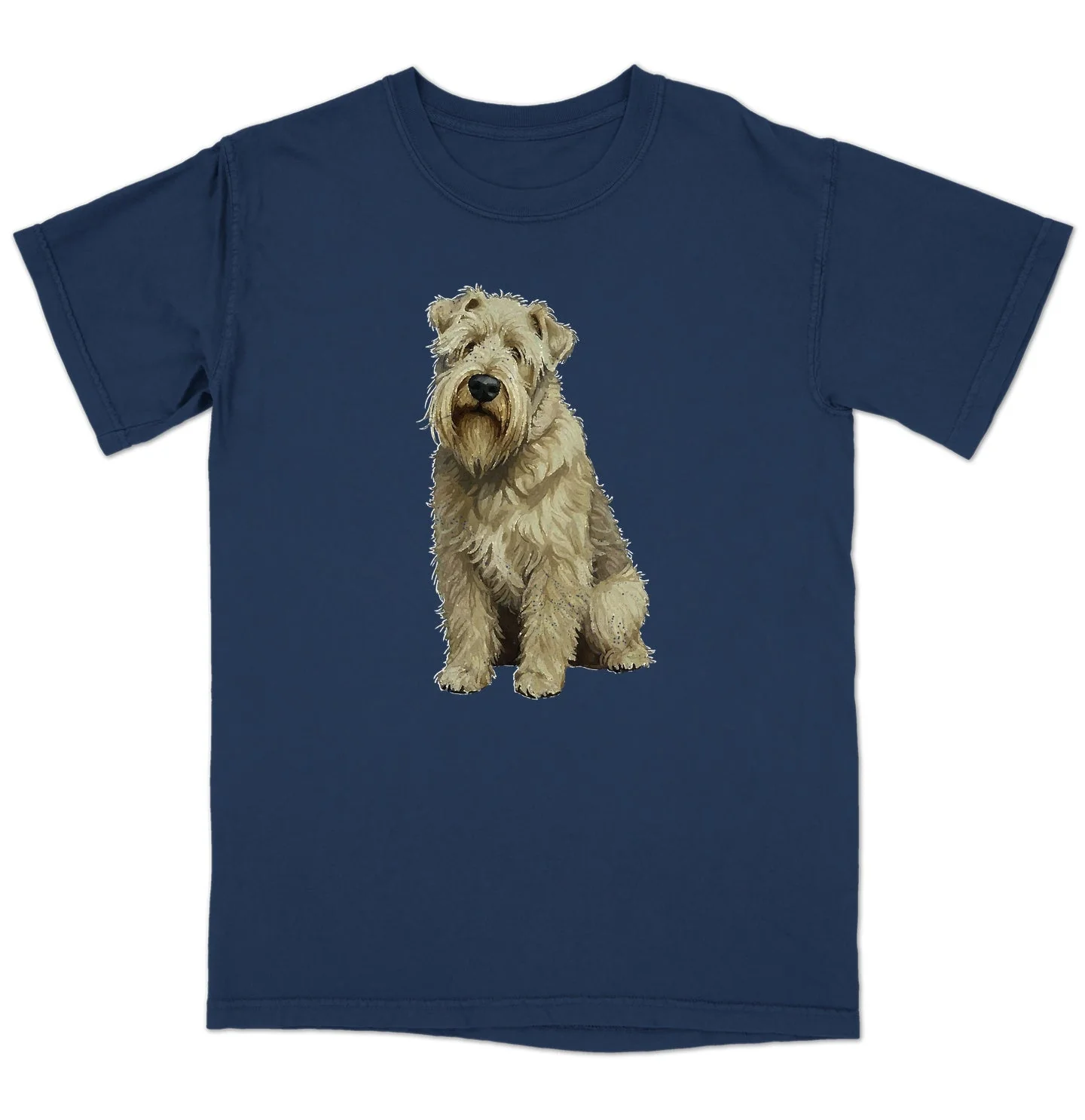 Watercolor Soft Coated Wheaten Terrier Adult Unisex T-Shirt