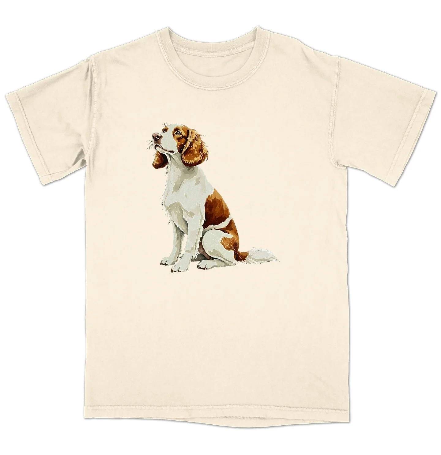 Watercolor Welsh Springer Spaniel Adult Unisex T-Shirt - Image 3