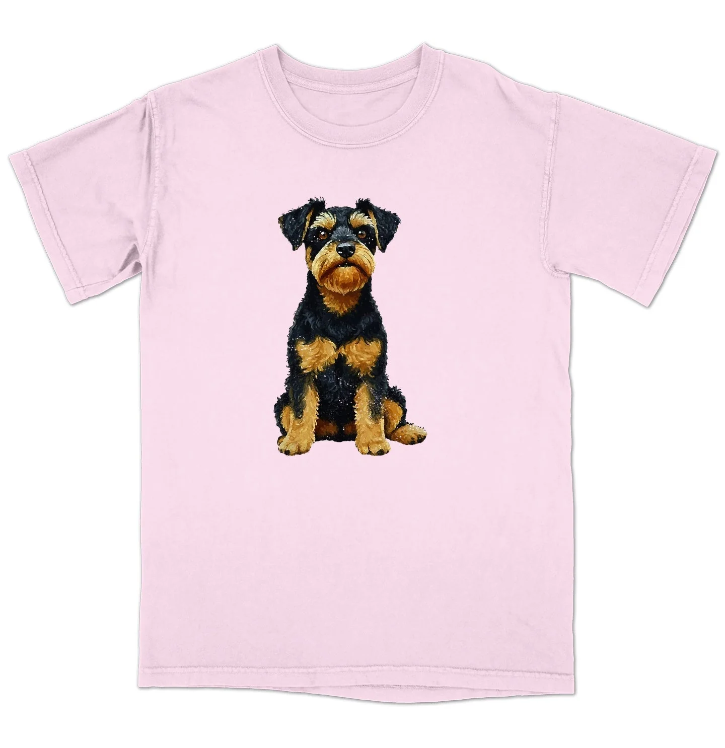 Watercolor Welsh Terrier Adult Unisex T-Shirt - Image 5