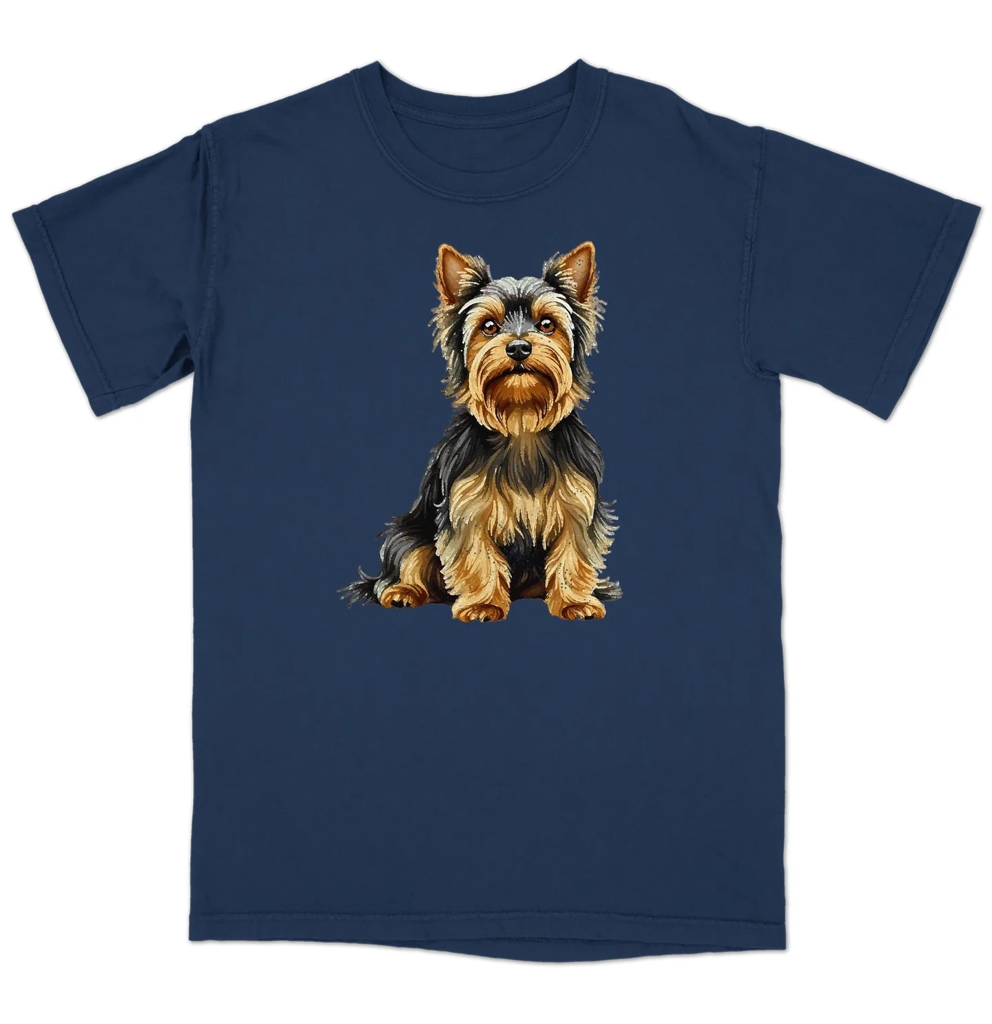 Watercolor Yorkshire Terrier Adult Unisex T-Shirt