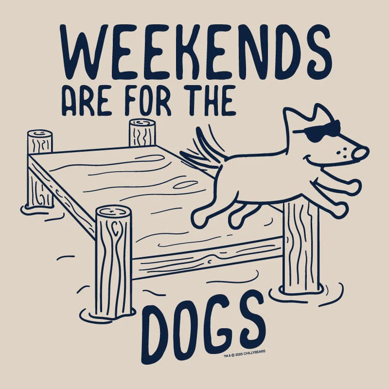 Weekends are for the Dogs - Ladies Curvy V-Neck Tee - Image 2