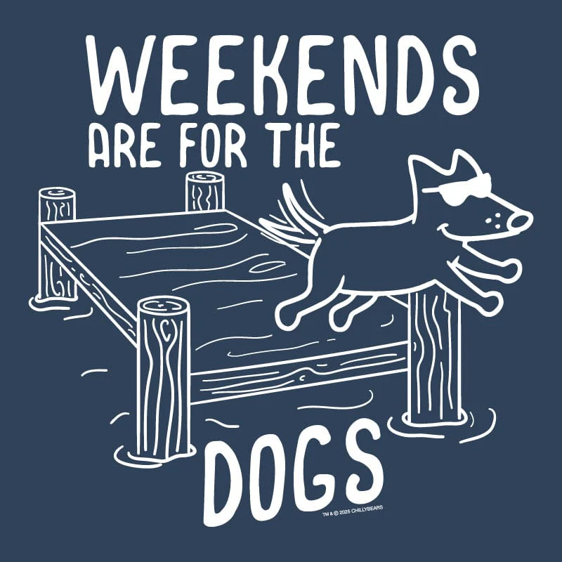 Weekends are for the Dogs - Ladies T-Shirt V-Neck - Image 4