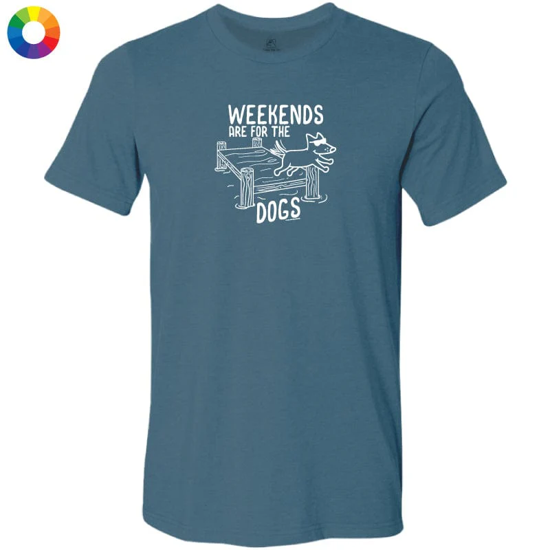 Weekends are for the Dogs - Lightweight Tee - Image 3