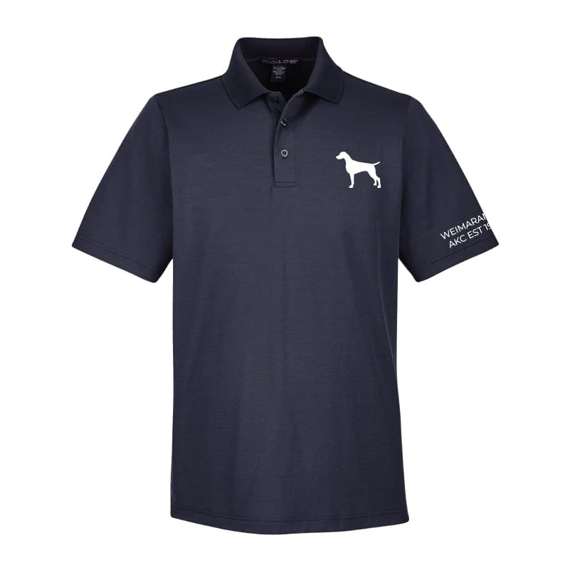 Weimaraner  Embroidered AKC Men's Polo - Image 9