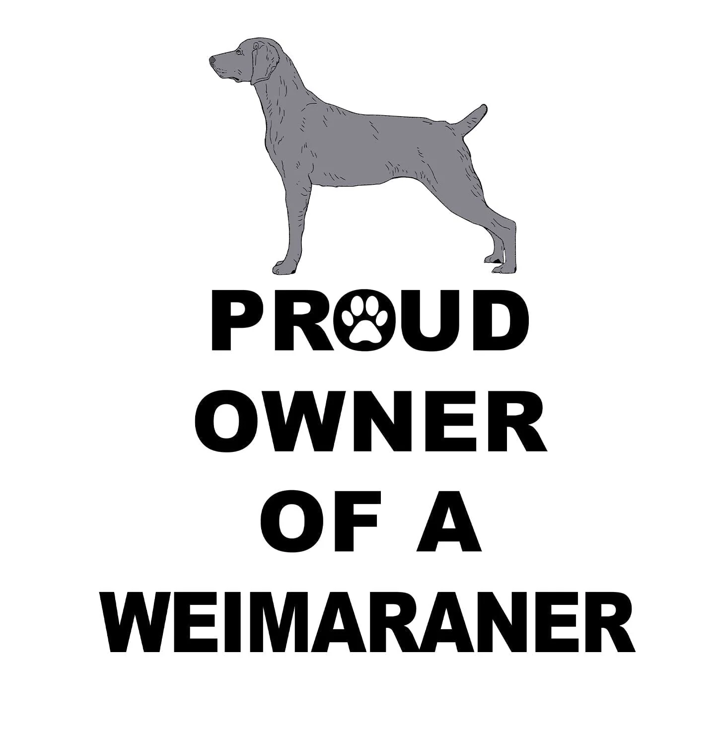 Weimaraner Proud Owner - Adult Unisex T-Shirt - Image 2