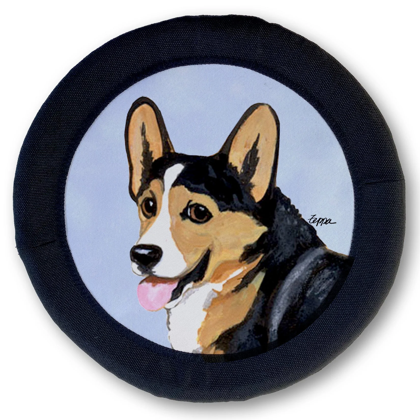 Pembroke Welsh Corgi FOTOFRISBY Flying Dog Disc Toy - Image 2