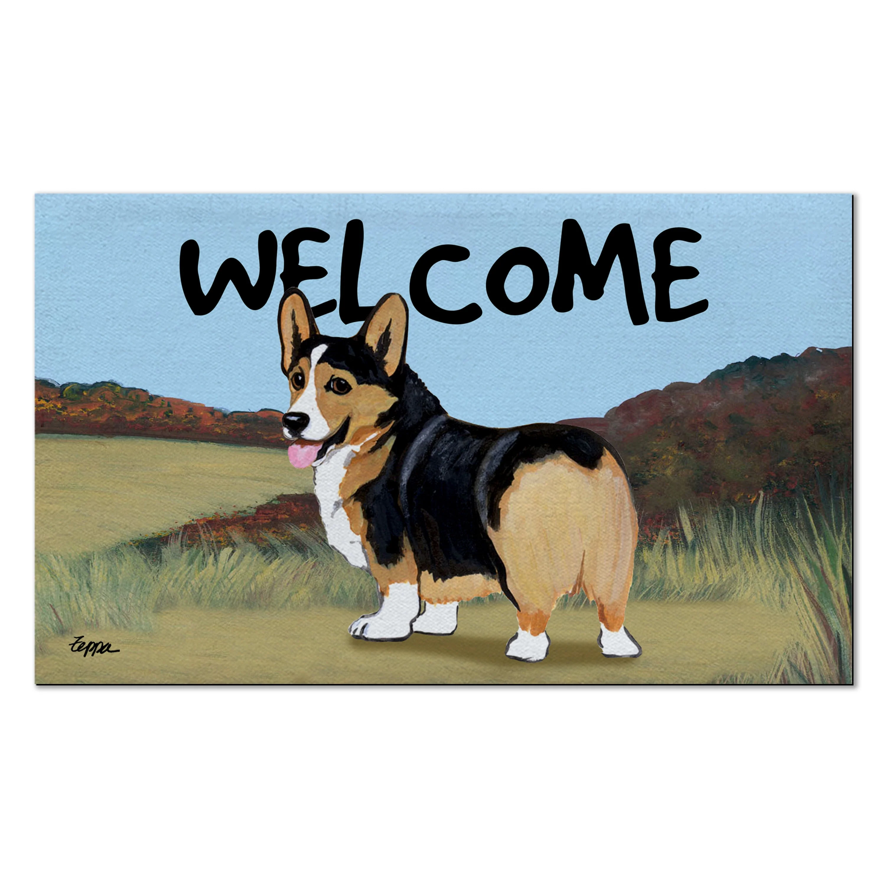 Pembroke Welsh Corgi Welcome Mat - Image 10
