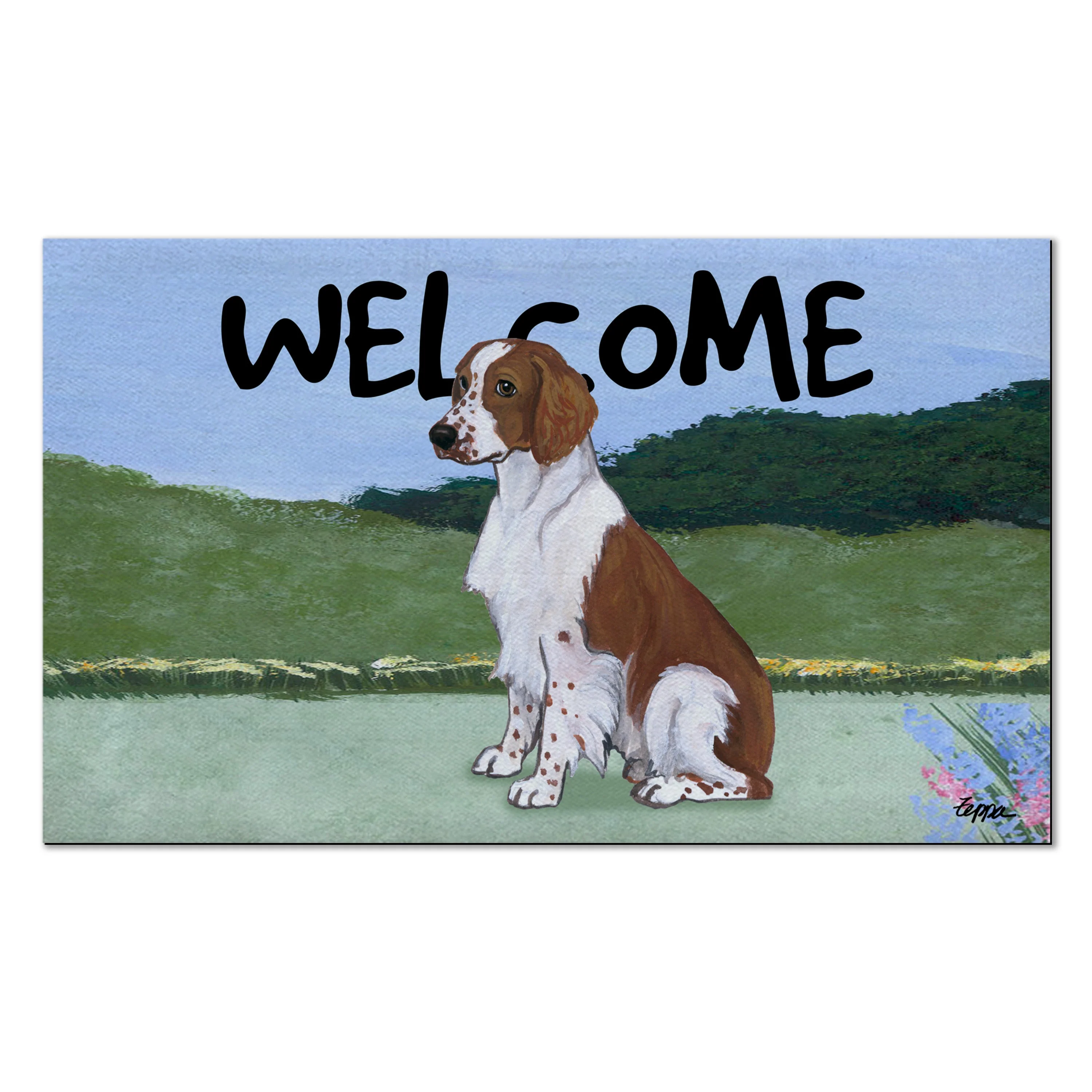 Welsh Springer Spaniel Welcome Mat - Image 2