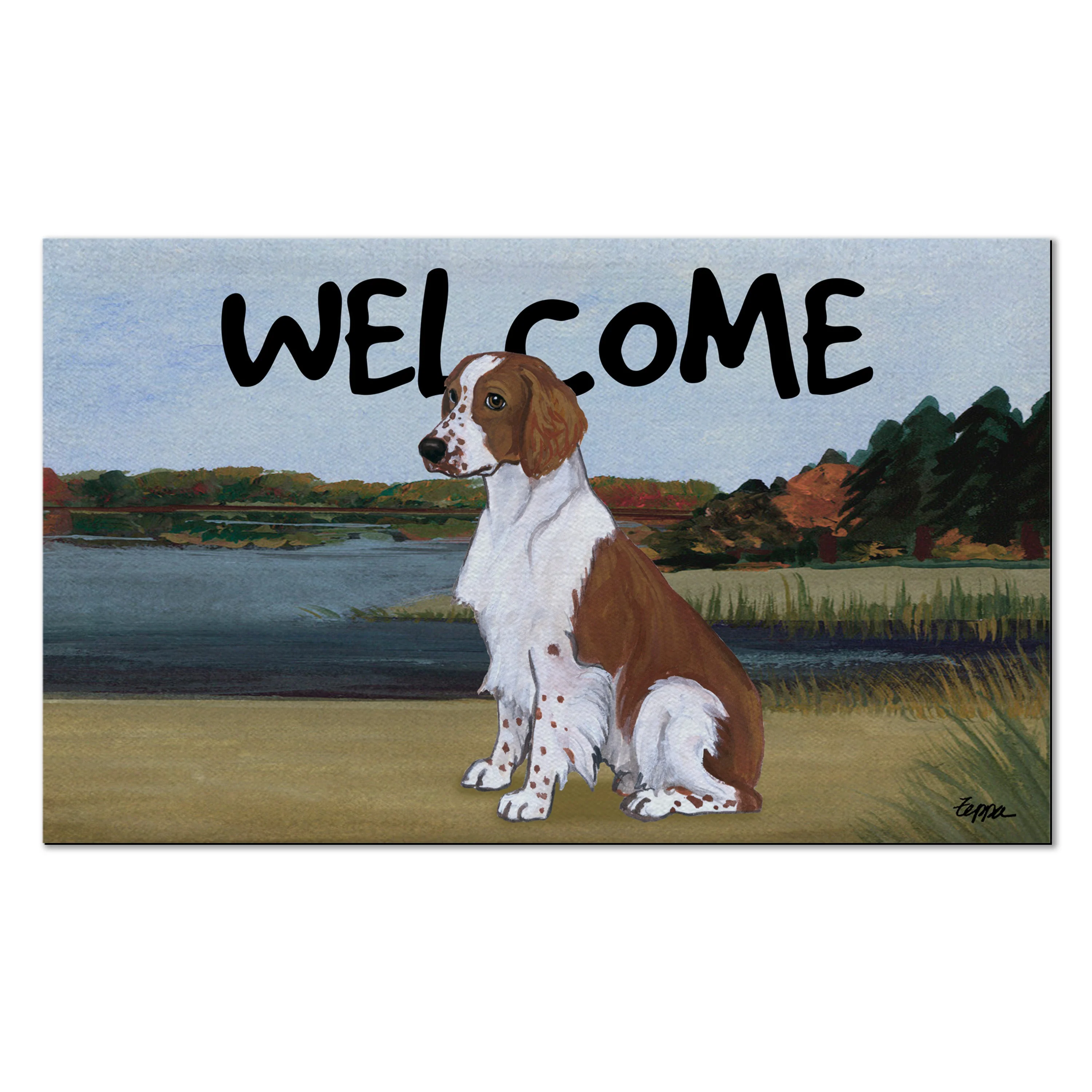 Welsh Springer Spaniel Welcome Mat - Image 4